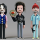 Illustration for article titled Here are some gorgeous, perfect, fake vinyl Bill Murray figures that you’ll never own